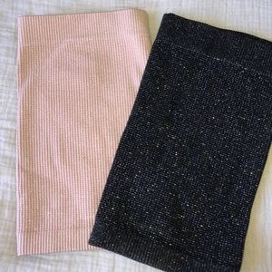 Urban outfitters sparkly tube tops